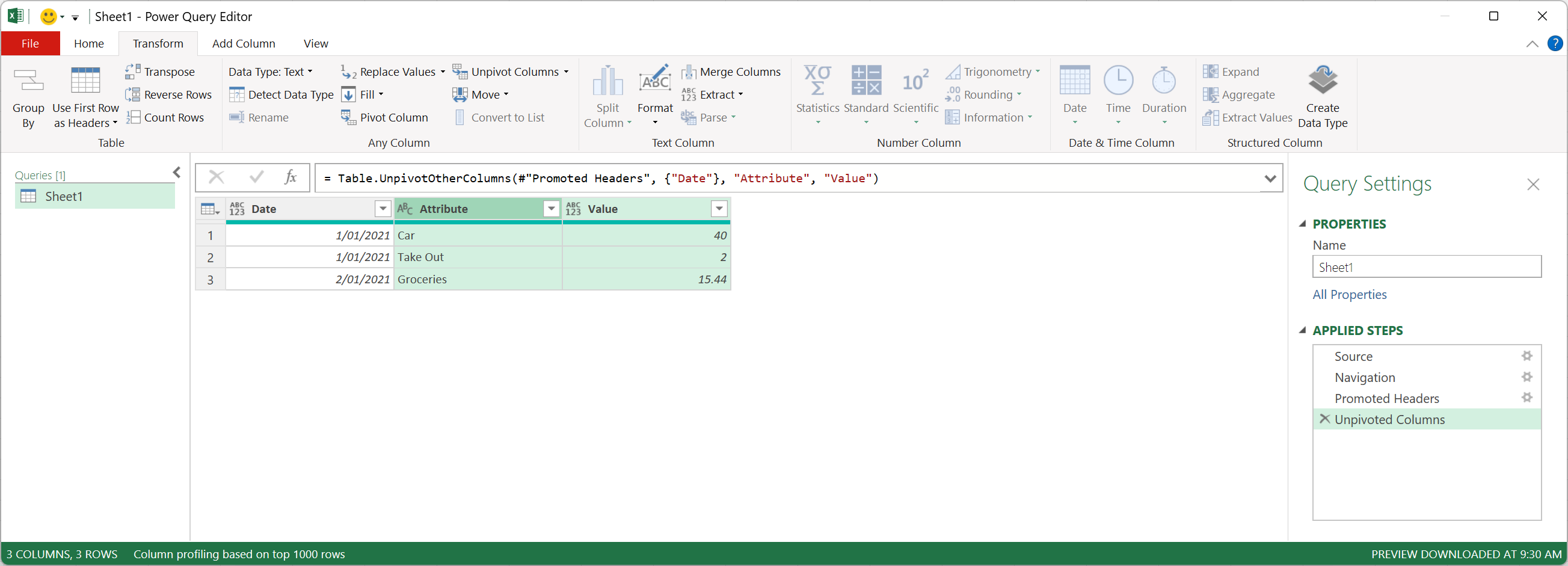 將具有多個條目的 Excel 表行轉換為具有相關列資訊的唯一行