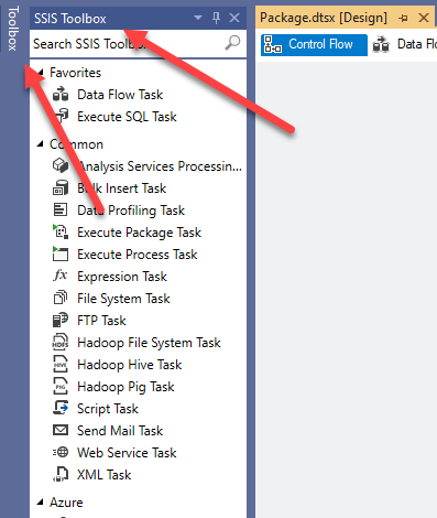 Visual Studio 2019 - 無法將自定義管道物件添加到工具箱 SSIS