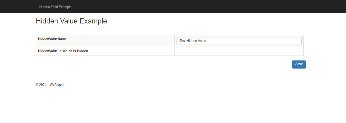 如何使用 ASP.NET MVC 將默認值設定為隱藏輸入框？