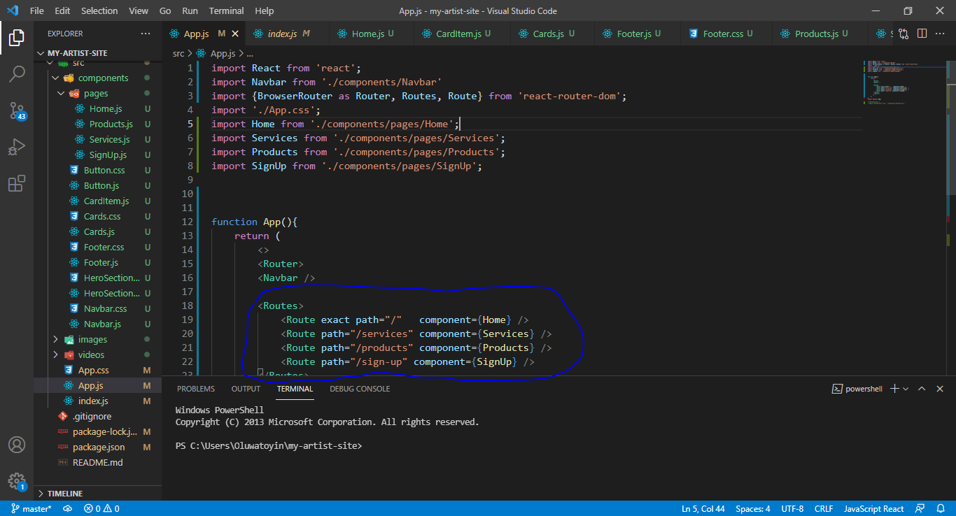 為什么 React-router-dom 中的新 'Routes' 語法不適用于我的代碼？