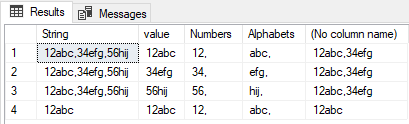 SQL 和 SSIS 上的拆分和連接字串