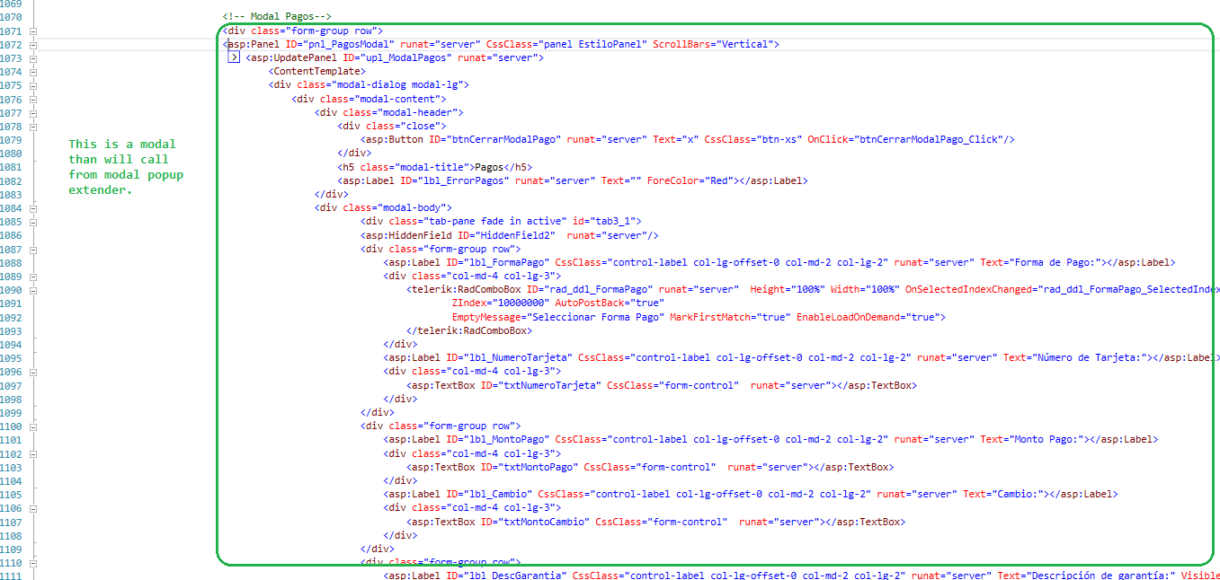 從 asp.net 中的中繼器傳遞值后,模式彈出視窗不會打開