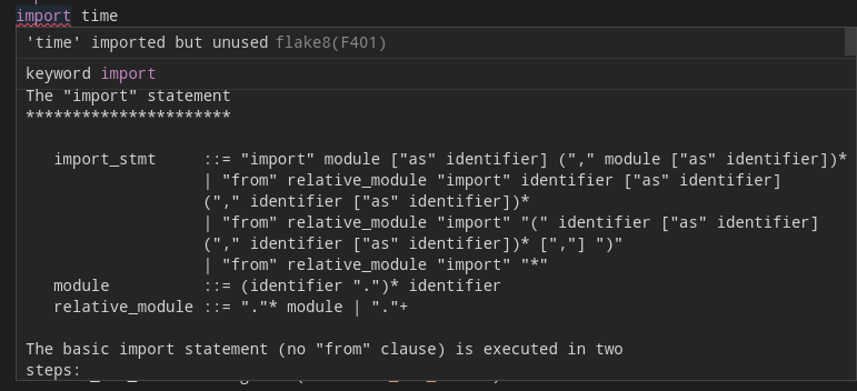 在 VSCode 中禁用 python 關鍵字的懸停提示