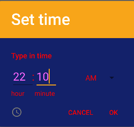 更改 Xamarin TimePicker 的文本顏色