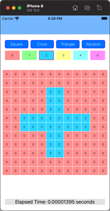 iOS Swift 中的填充掃描線像素