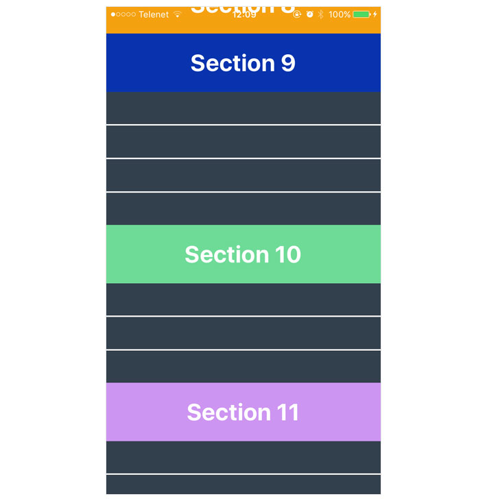 UICollectionViewCompositionalLayout 的可重用標頭