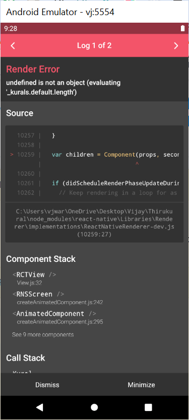 我嘗試從 react native 中的另一個 js 檔案匯入 JS 檔案中的陣列資料,并嘗試在 react native 中檢查陣列的長度