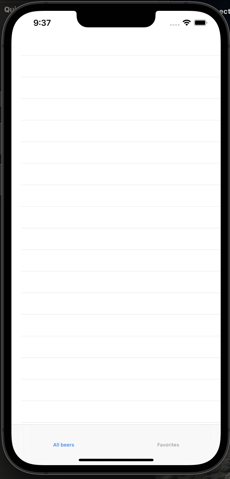 自定義單元格在 TableView 控制器中注冊和使用，但在應用程式中是默認單元格
