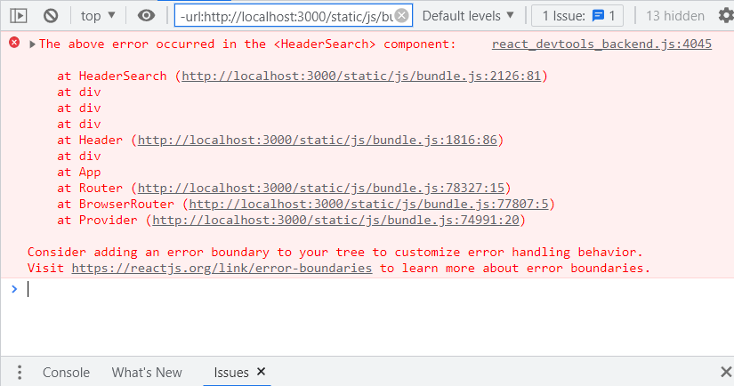 在 React 中看不到 console.log-s