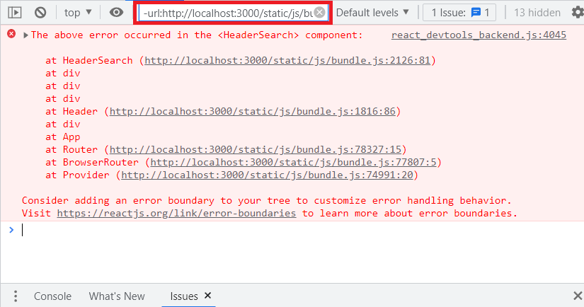 在 React 中看不到 console.log-s