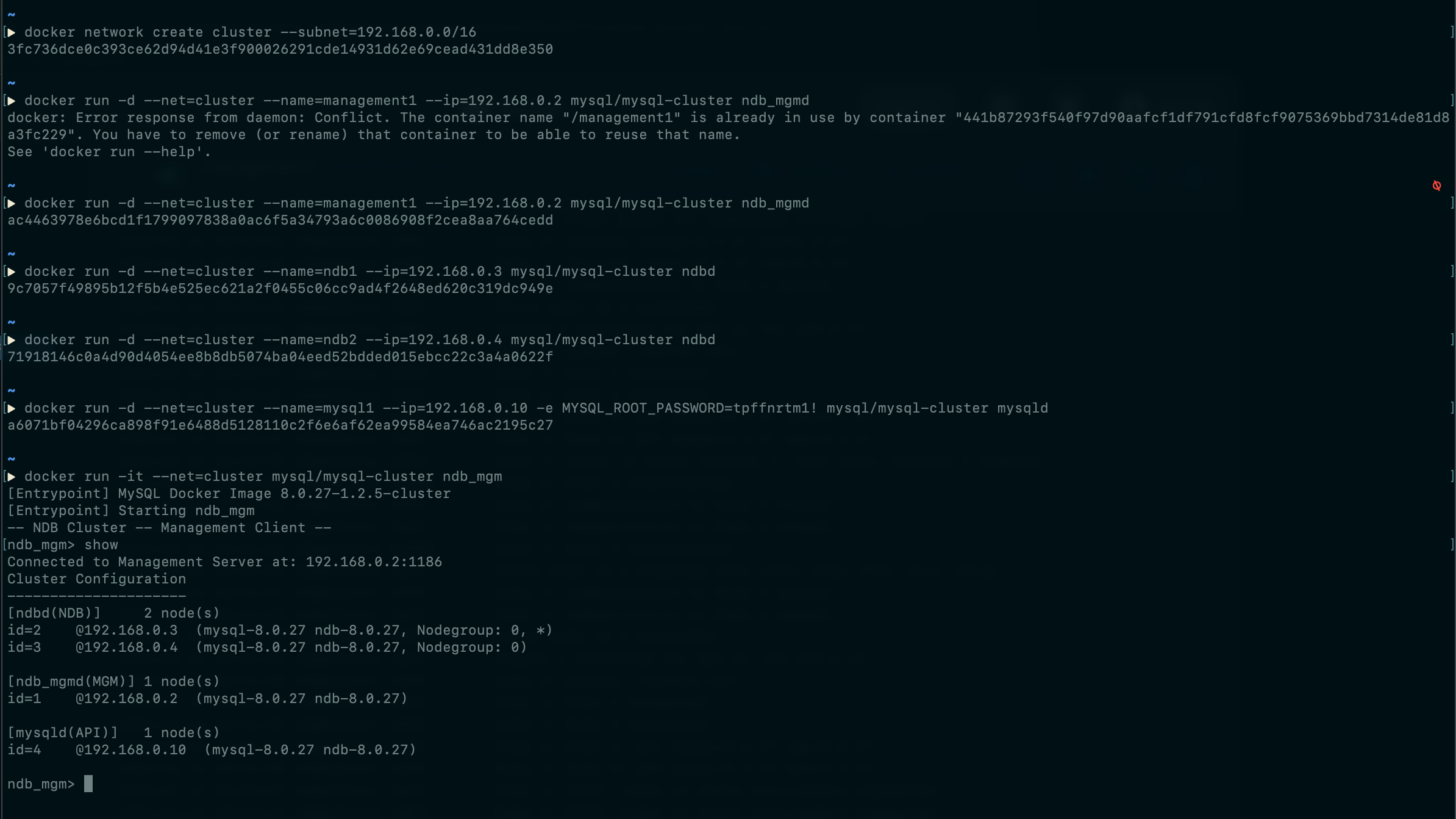 如何連接Mysql集群