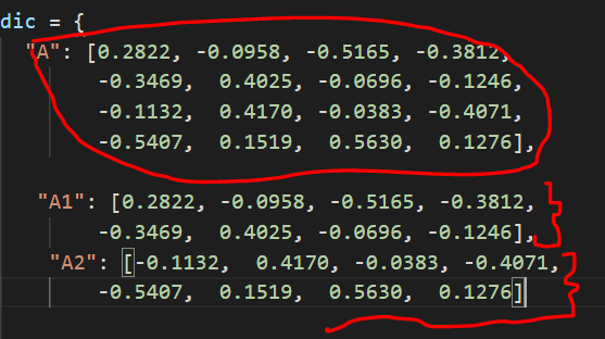 如何制作小塊python字典