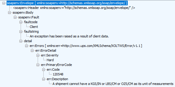 訪問 XML Webservice 例外物件
