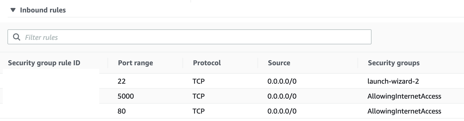 無法從 Web 瀏覽器訪問 EC2 上的 docker webapp