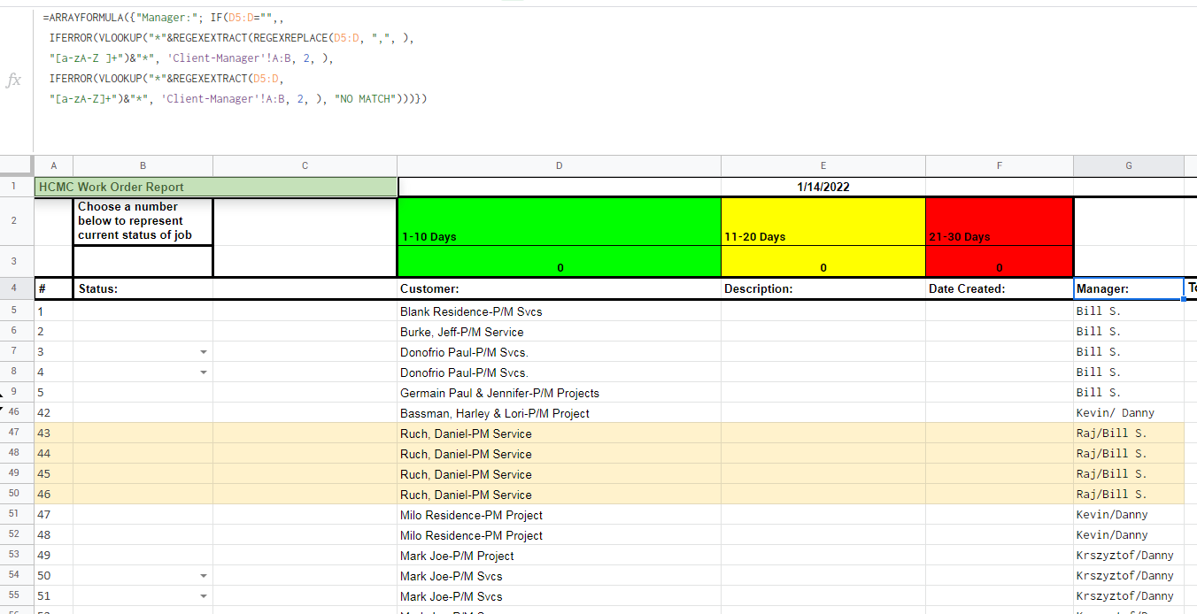 vlookup google sheet 名字和姓氏比較