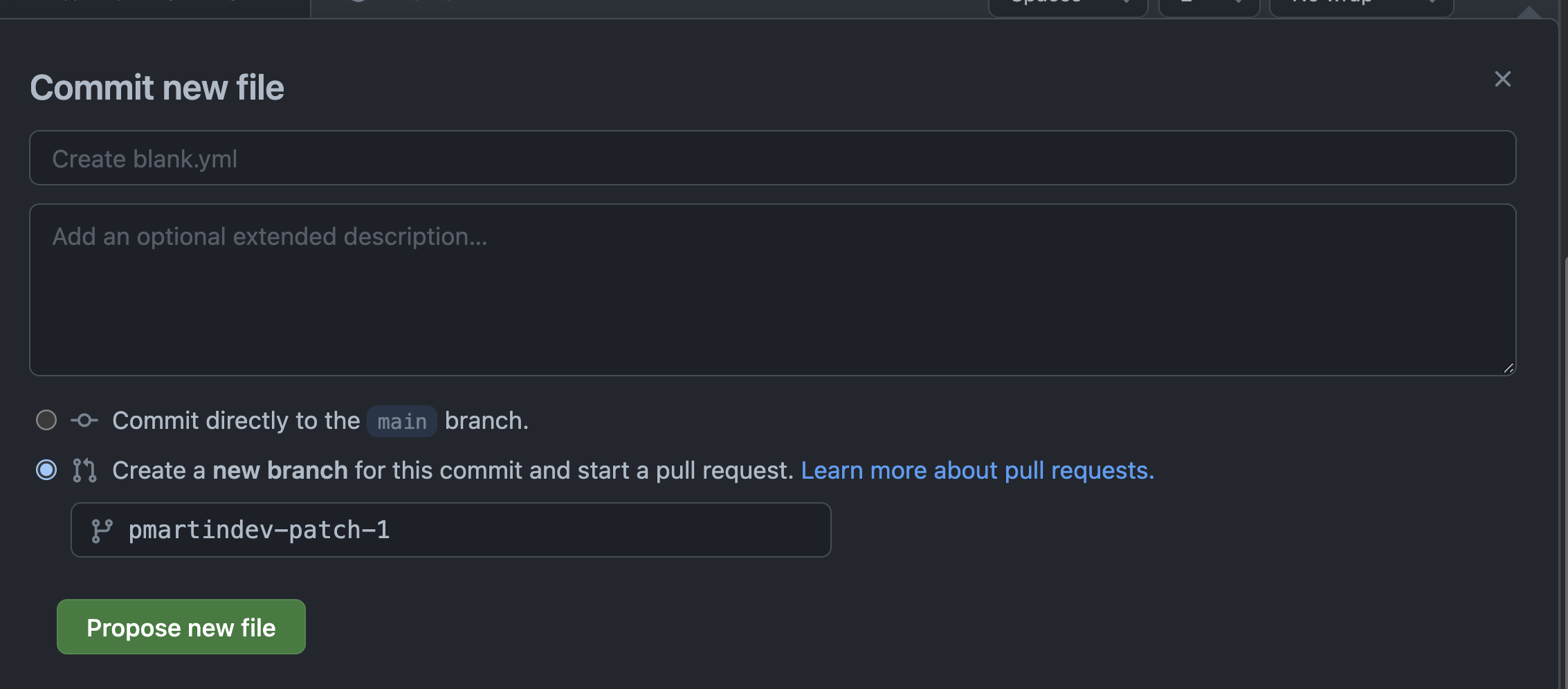 如何在非主分支上創建 github 作業流