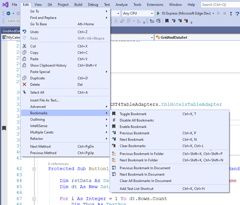 Visual Studio - aspx 頁面中的未知黑標,如斷點