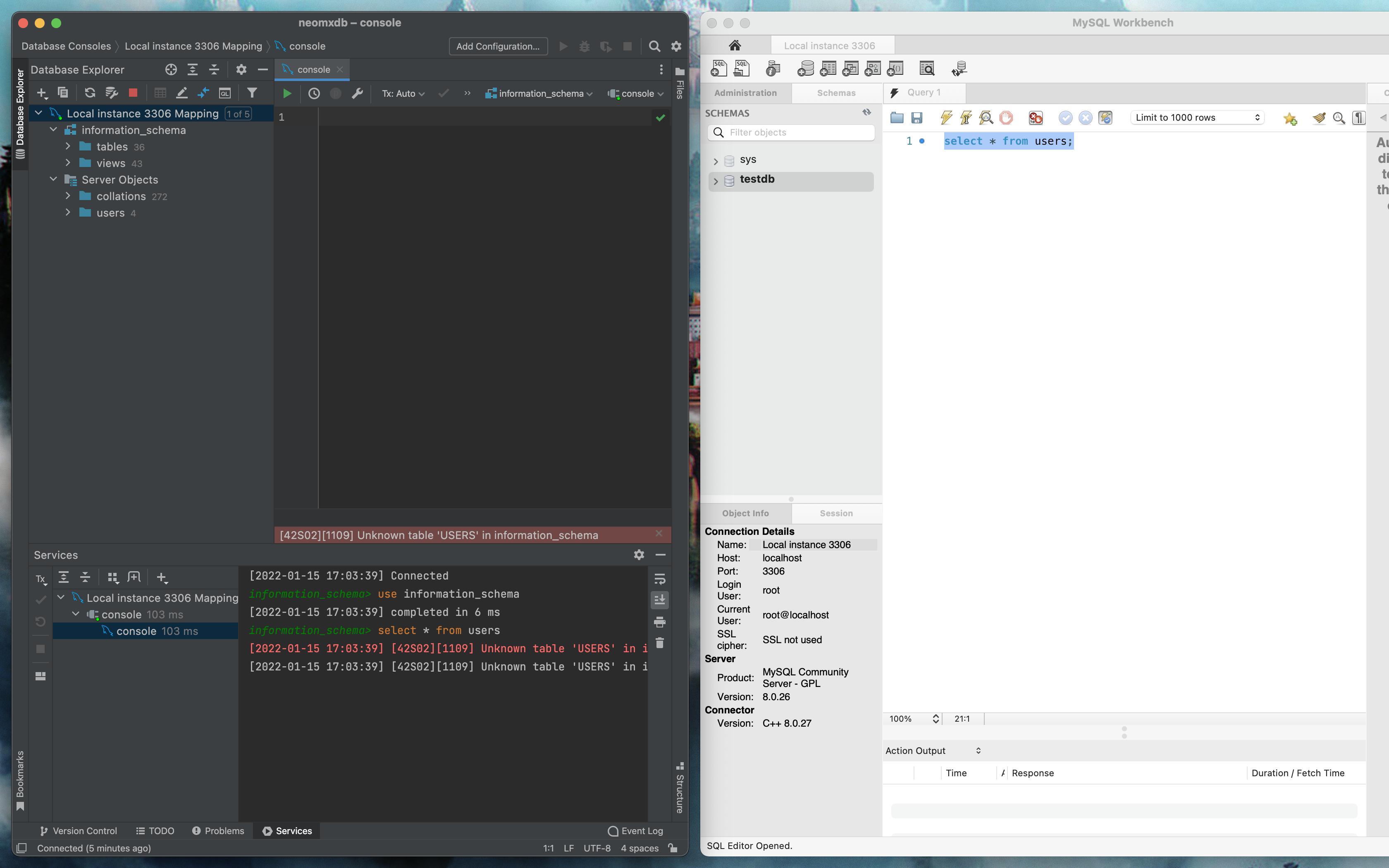 在 DataGrip (JetBrains) 和 MySQL Workbench 上查看相同的資料庫(將 MySQL WB 中使用的資料庫匯入到 DAtaGrip)