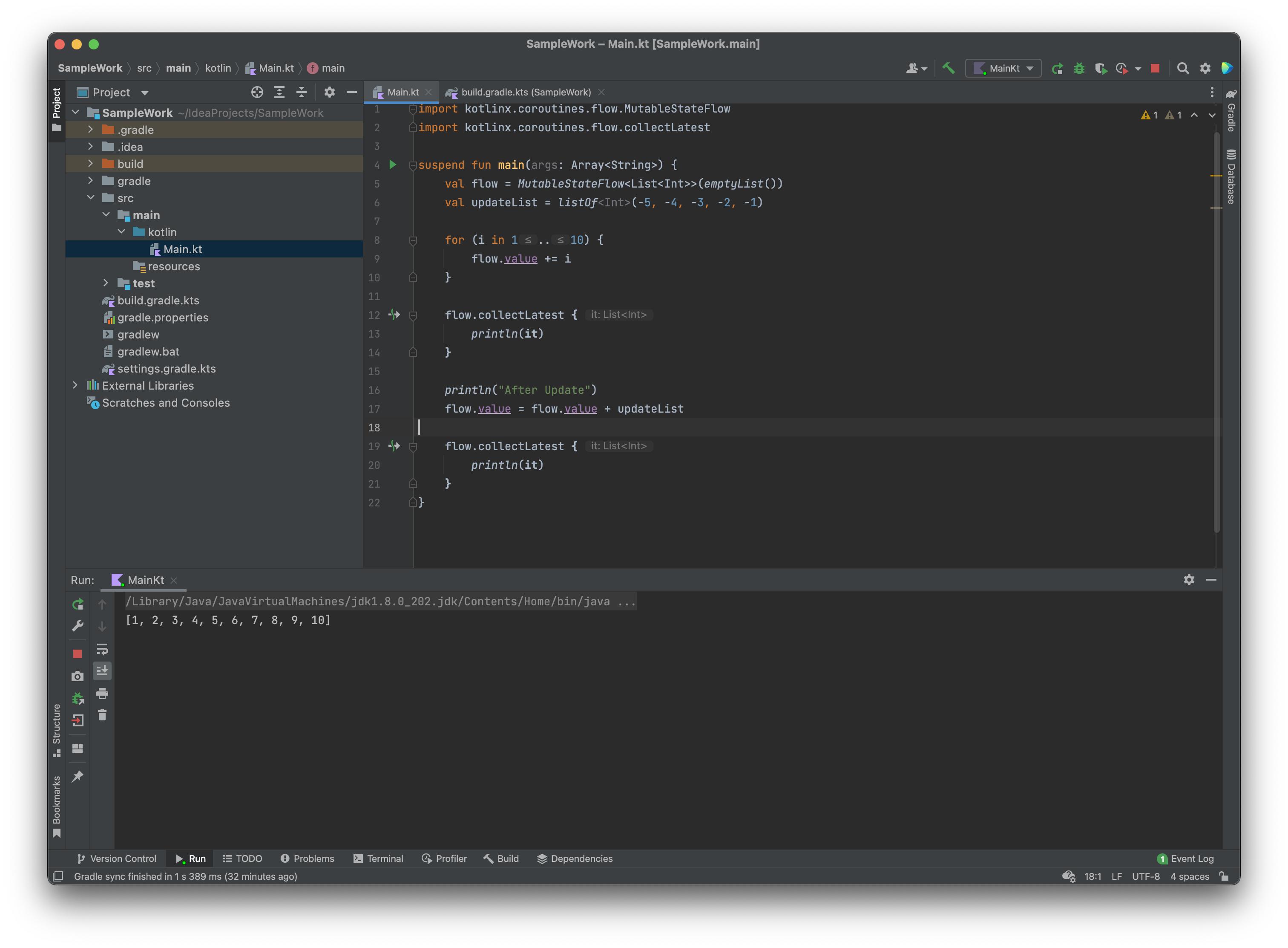 如何在 Kotlin 的 MutableStateFlow 中添加、前置和附加值