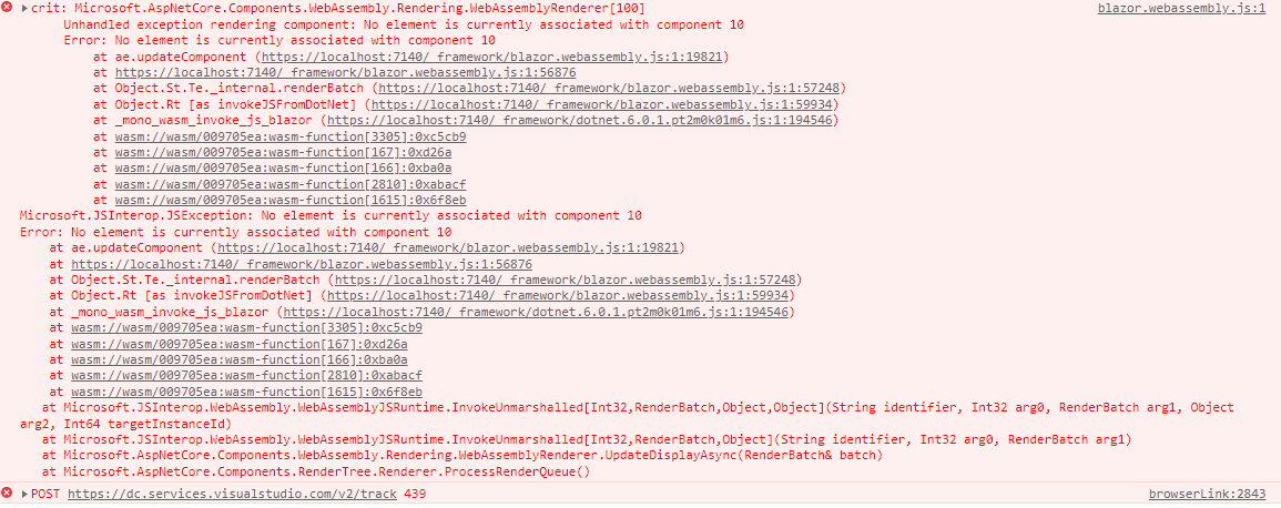 Blazor 未處理的例外:無法為型別“BlazorStrap.BSCarousel”的屬性“BlazorStrapSrc”提供值
