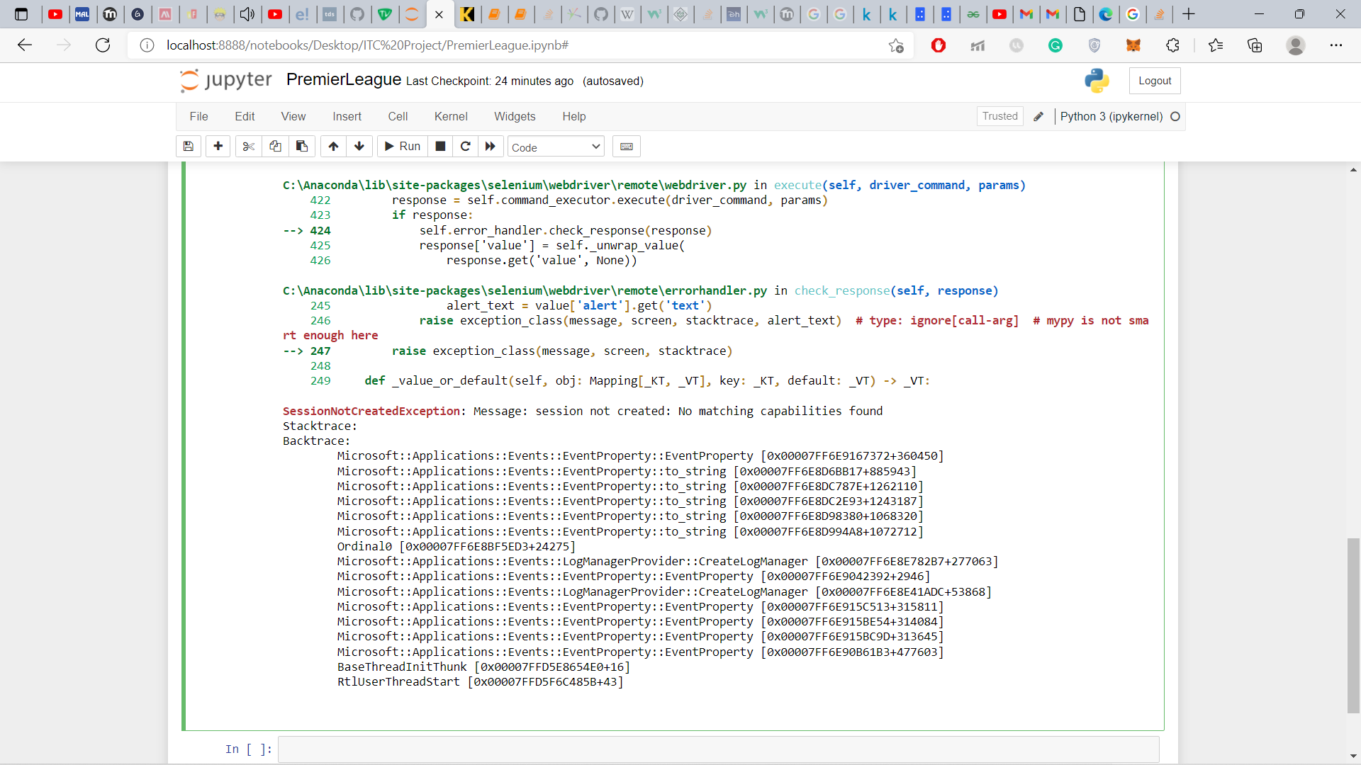 使用 Selenium 和 Edge 與 Python 進行 Web 抓取時的基本錯誤