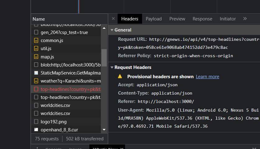 react-jsonp 在 React 應用程式中給出 CORB 錯誤