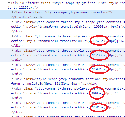 如何按順序獲取通過 translate3d 放置的元素