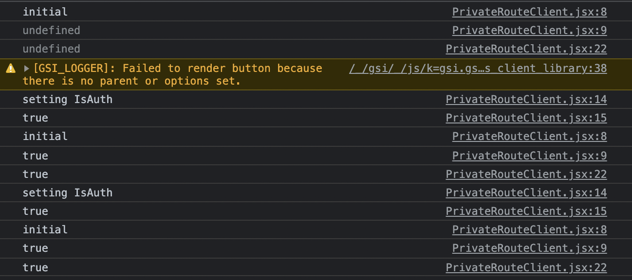 React Router v6 中的受保護路由,使用 useState,但始終回傳 false