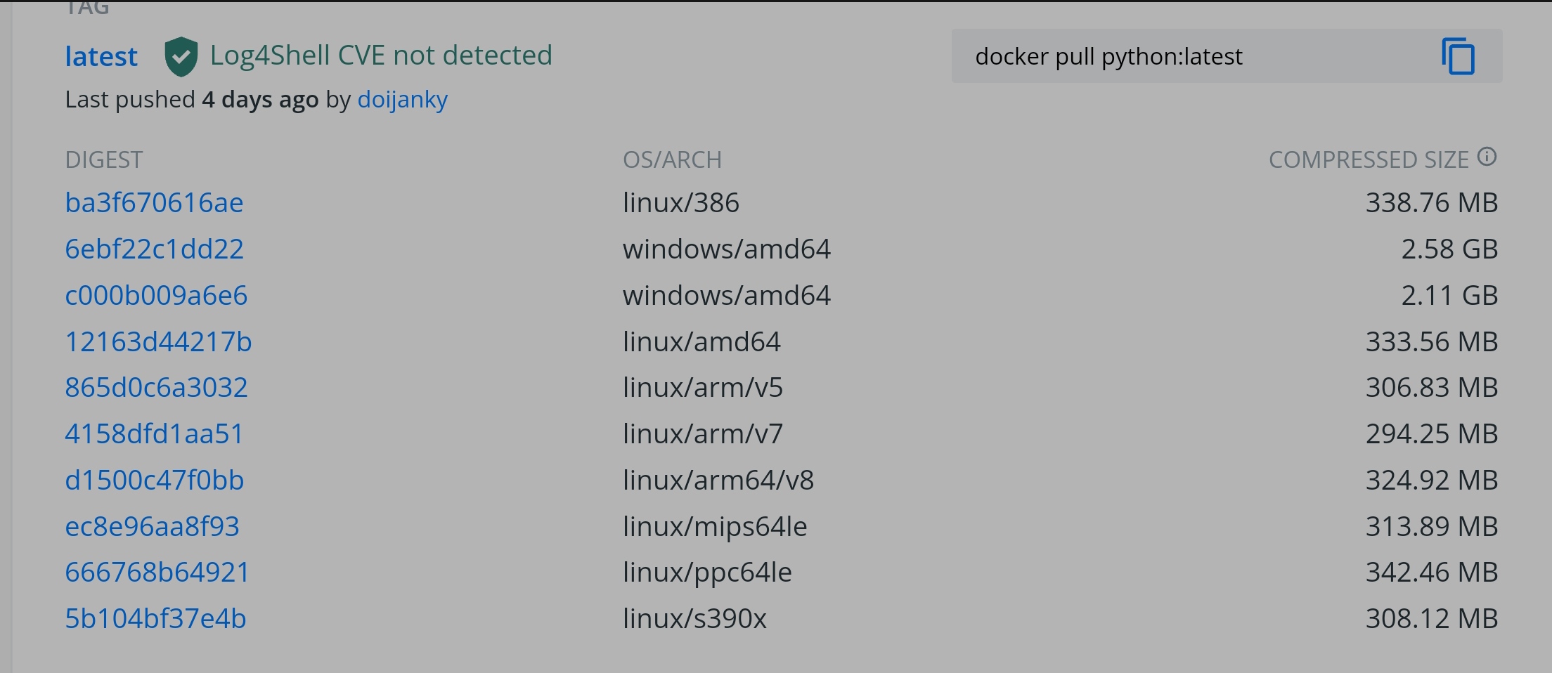 Docker 如何選擇鏡像的 os/arch