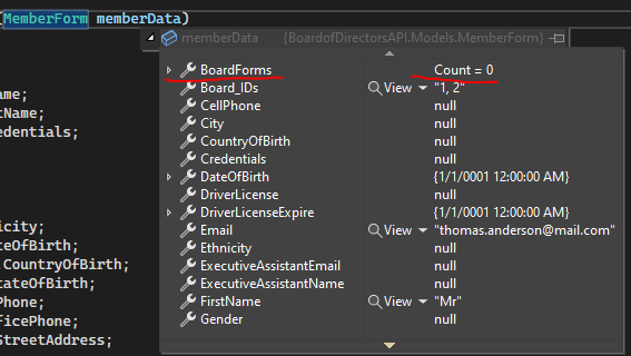 ASP .NET Core (Net 6) POST 從表單資料讀取陣列
