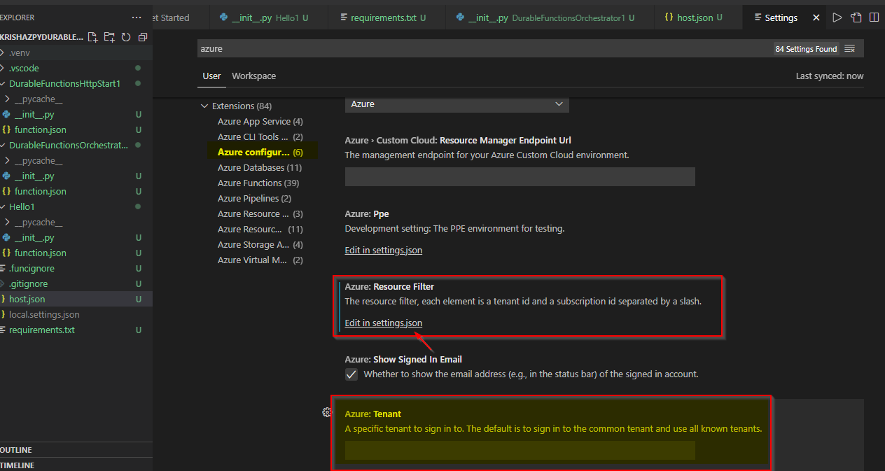 如何從 VSCode Azure Functions 擴展登錄到我的 Azure 帳戶?