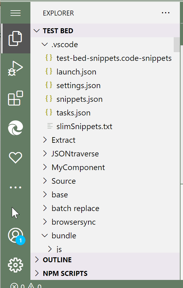 VSCode 將圖示添加到活動欄