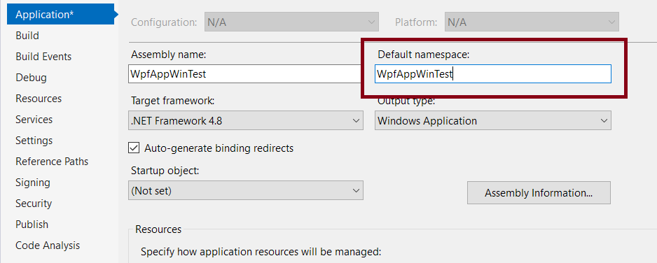WPF:什么是“ProjectName”.App?它在哪里定義?我如何重命名?