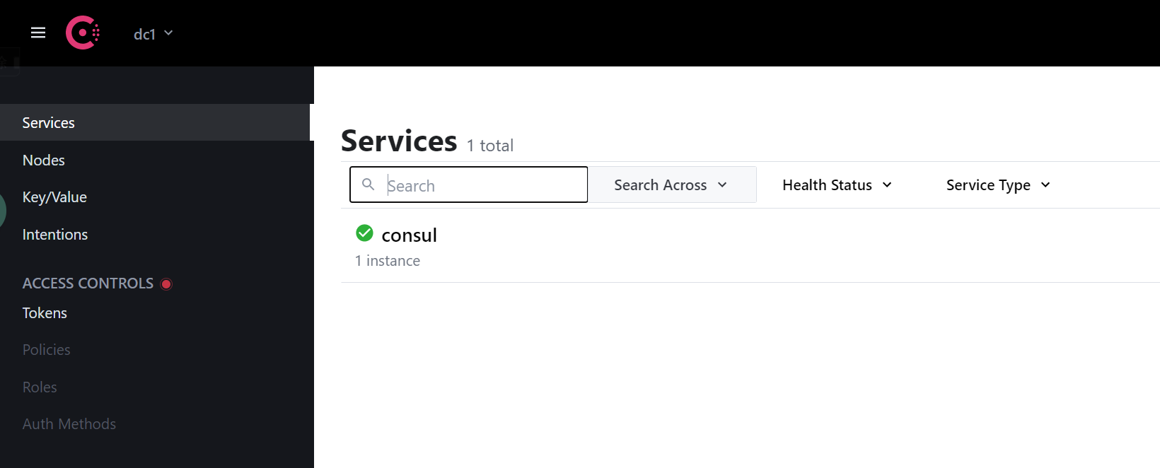 Consul 首頁