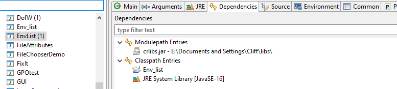 Eclipse IDE for Java Developers 2021-06 找不到 jar 的類路徑