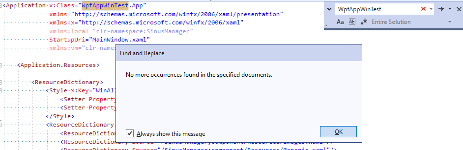 WPF:什么是“ProjectName”.App?它在哪里定義?我如何重命名?