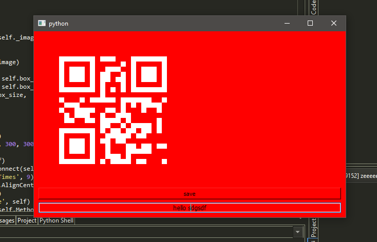 PyQt5:在 QrCode 中洗掉背景顏色