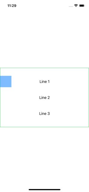 SwiftUI 如何動態地使視圖的前導等于其與超級視圖的頂部距離