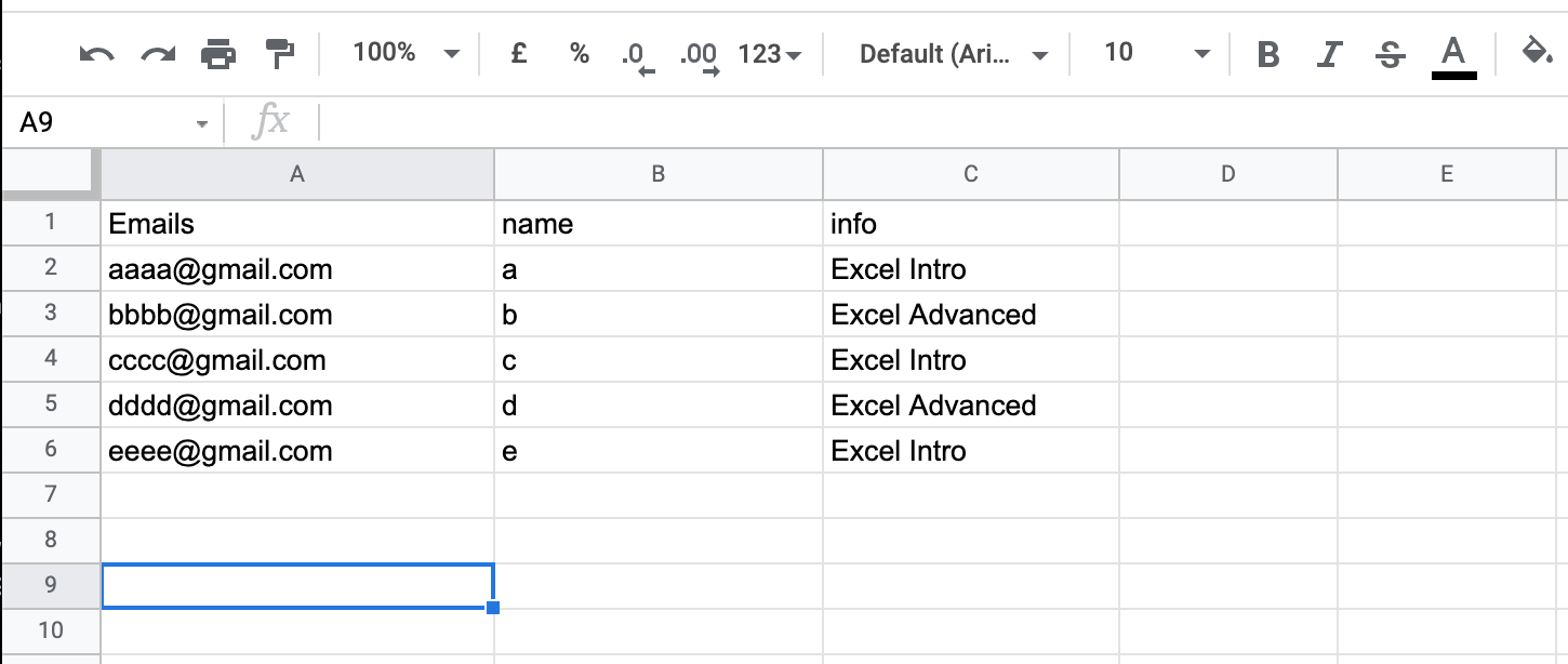 Google App Script:發送電子郵件參考影像