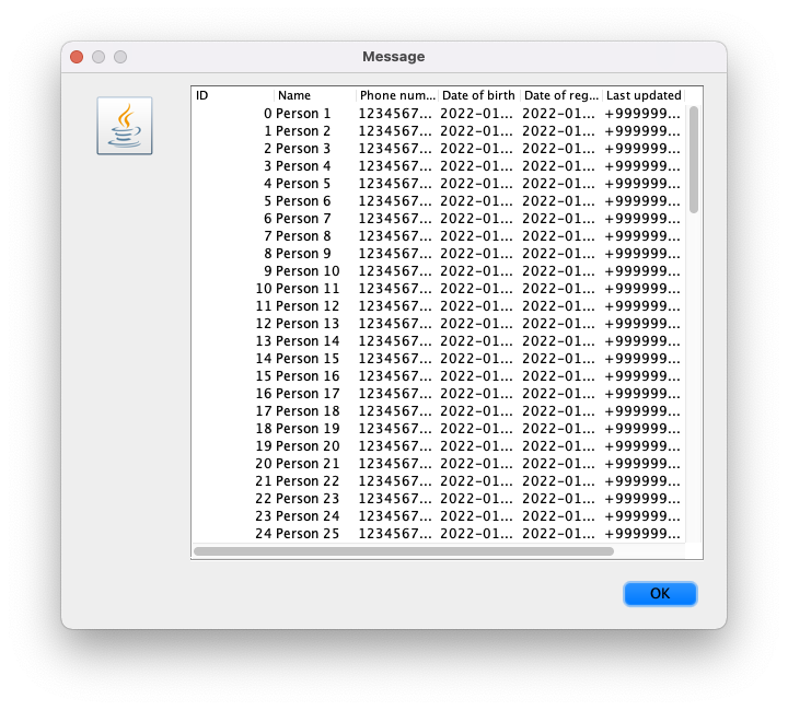 我可以設定 JOptionPane.showMessageDialog 視窗的大小嗎?