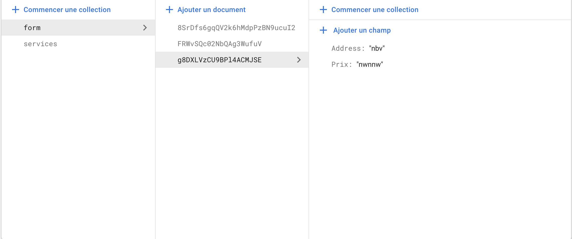 React native flatlist 僅從 firestore 回傳一項
