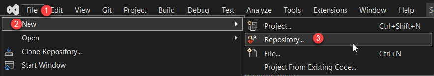如何在 Visual Studio 2022 - 17.04 中更改和創建多個存盤庫