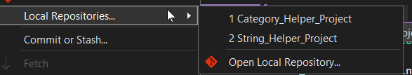 如何在 Visual Studio 2022 - 17.04 中更改和創建多個存盤庫
