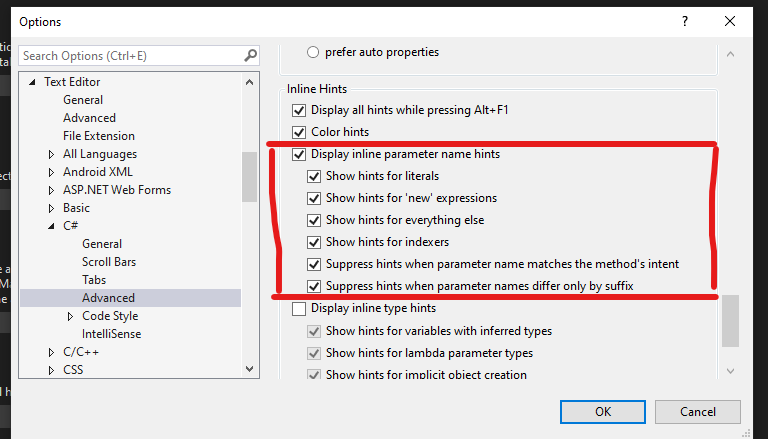 Visual Studio，如何自動插入引數名稱標簽？
