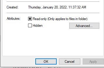 FIle.Copy() 輸出 mscorlib.dll 中出現“System.UnauthorizedAccessException”型別的未處理例外
