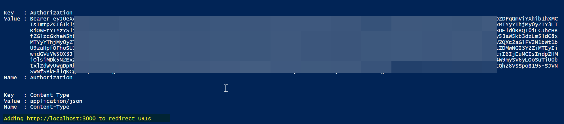 從 PowerShell 為 Azure 應用程式添加 redirectUris