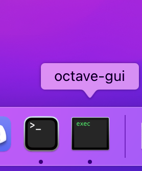 在 macOS 終端中運行 Octave