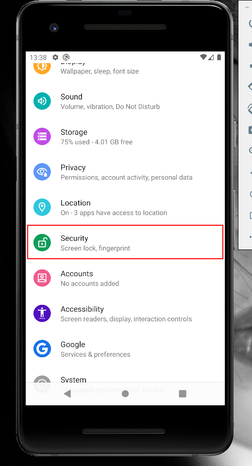以編程方式打開 Android 憑據設定