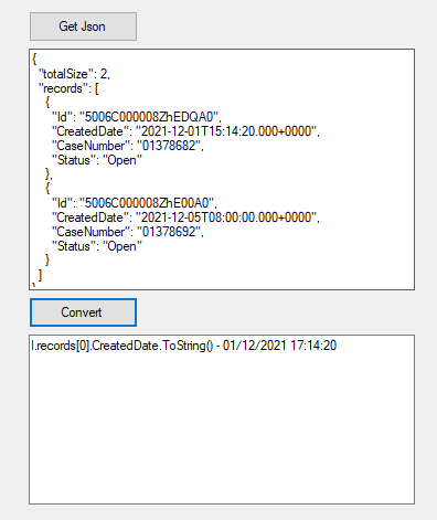反序列化包含不同格式 C# 的日期的 json 時發生例外