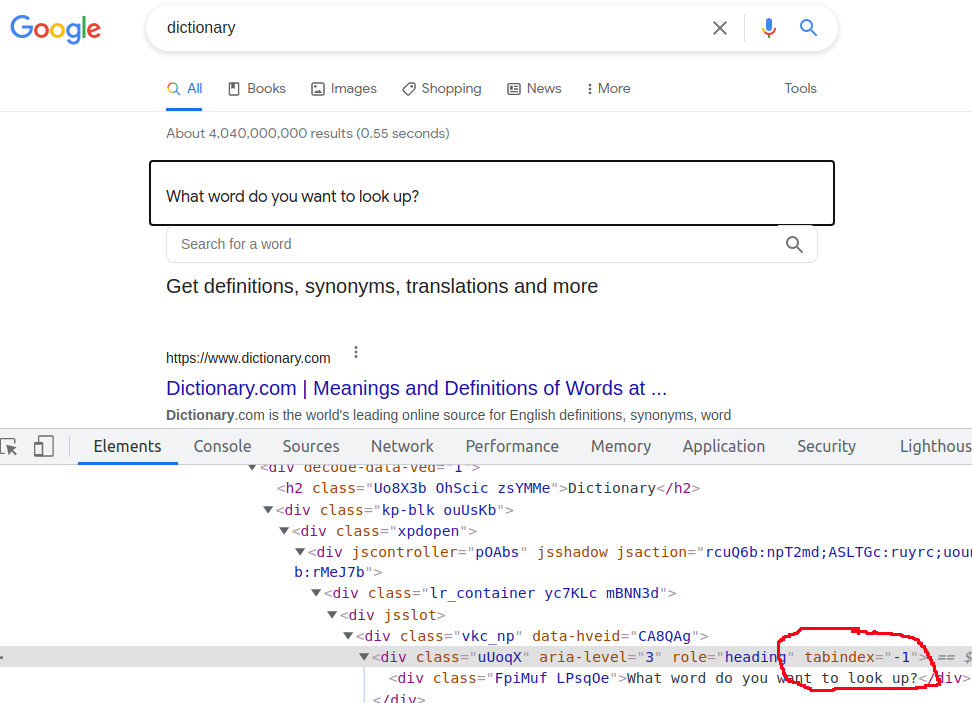 google.com 如何將標簽焦點放在不可聚焦的元素上